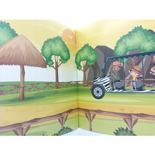 Książka z naklejkami 175 naklejek ZWIERZĘTA W ZOO