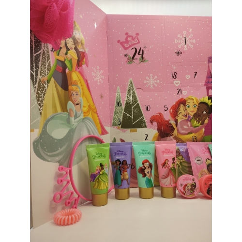 Kalendarz adwentowy Disney Princess 24 kosmetyki