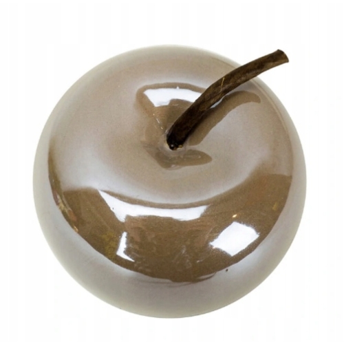 JABŁKO CERAMICZNE DEKORACYJNE DUŻE 7 X 8 CM ZESTAW