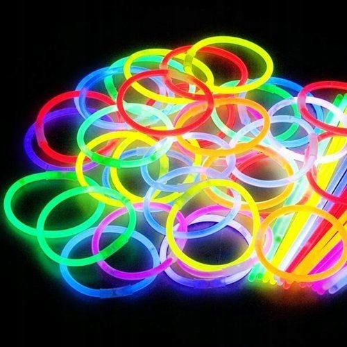 ZESTAW IMPREZOWY świecący 20 szt fluorescencyjny
