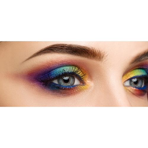 FAB FACTORY Zestaw make up ARTYSTYCZNY 4w1 Paleta