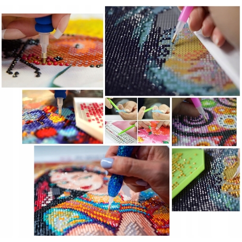 Mozaika wyszywanie HAFT DIAMENTOWY 30x40 cm PTAKI