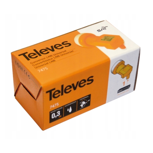 Konwerter satelitarny SINGLE TELEVES Polsat NC+TNK