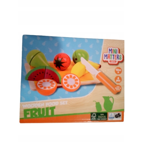 MINI MATTERS DREWNIANY ZESTAW OBIADOWY VEGETABLE 9