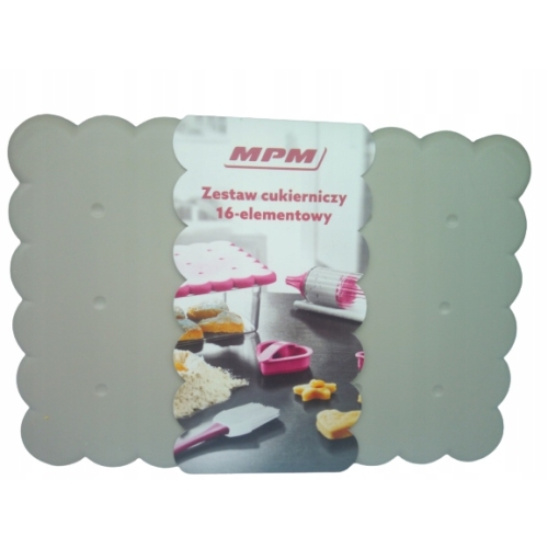 Zestaw cukierniczy MPM 16 elementów w pudełku BOX!