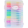 MINI DŁUGOPISY ŻELOWE 24 szt w etui NEON BROKAT