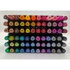 MINI DŁUGOPISY ŻELOWE 24 szt w etui NEON BROKAT