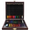 MINI DŁUGOPISY ŻELOWE 24 szt w etui NEON BROKAT