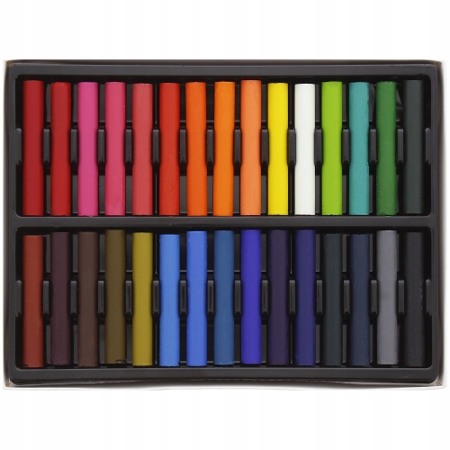 MINI DŁUGOPISY ŻELOWE 24 szt w etui NEON BROKAT