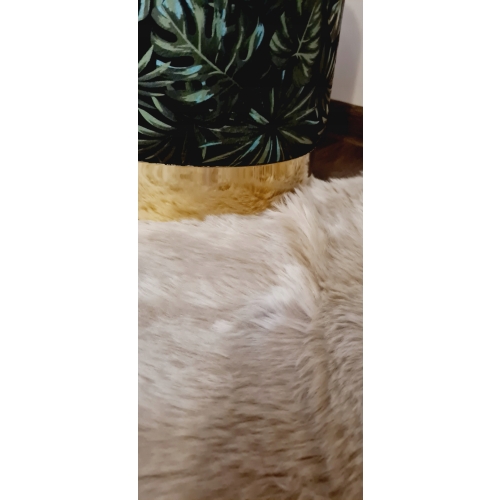 Luksusowa pufa do siedzenia GLAMOUR wzór jungle