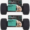 HANTLE DUMBBELL CIĘŻARKI 2 x 5 kg POWLEKANE GUMĄ