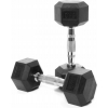HANTLE DUMBBELL CIĘŻARKI 2 x 5 kg POWLEKANE GUMĄ