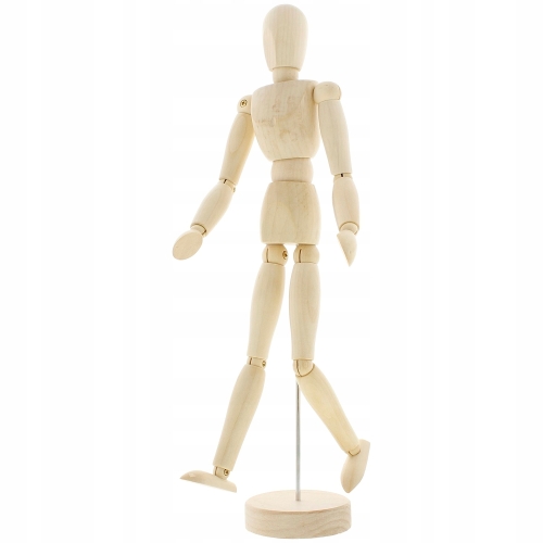 MANEKIN 30 cm DREWNIANY DO SZKICU RYSUNKU FIGURKA