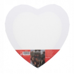 Płótno malarskie w kształcie serca 29x29 cm SERCE