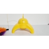 Zabawka dla kotów kota z piórkiem żółta CAT TOY