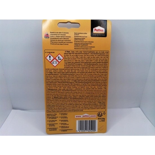 Klej dwuskładnikowy Pattex / klej epoksydowy 10g