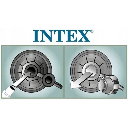 MATERAC INTEX 64758 Dmuchany Welurowy 191x137x25