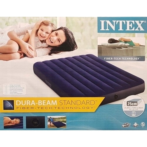 MATERAC INTEX 64758 Dmuchany Welurowy 191x137x25