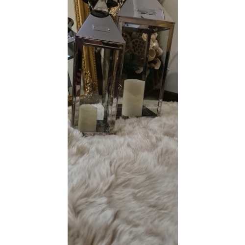 LAMPION XL GLAMOUR srebrny latarnia XL HIT 2020 !!