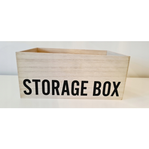 Organizer pojemnik box drewniany na drobiazgi M