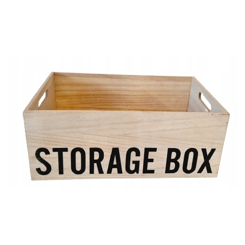 Organizer pojemnik box drewniany na drobiazgi M