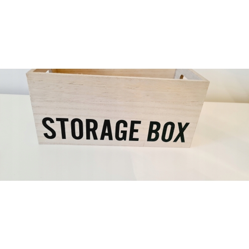 Organizer pojemnik box drewniany na drobiazgi M