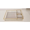 Pudełko na biżuterię glamour Jewellery BOX szary