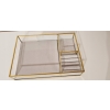 Pudełko na biżuterię glamour Jewellery BOX szary
