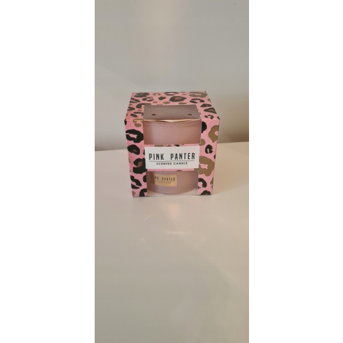Świeca zapachowa w szkle super prezent pink panter