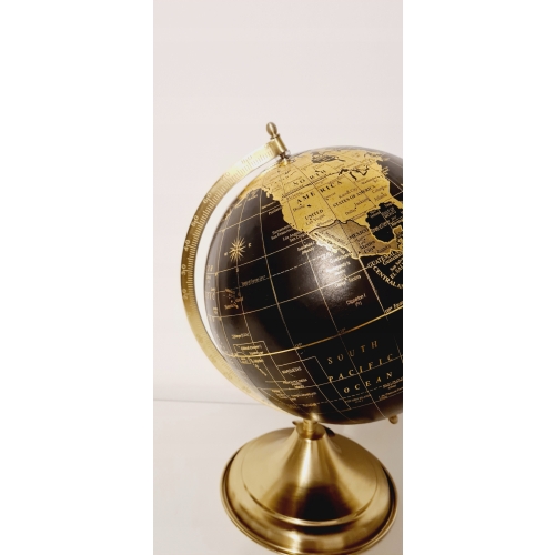 GLOBUS NOWOCZESNY ZŁOTO ZŁOTY śr 25cm METALOWY