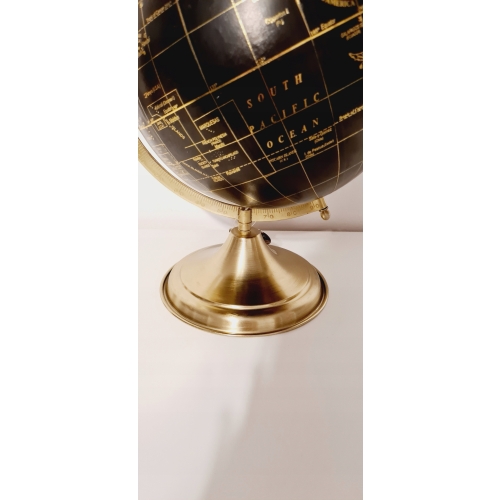 GLOBUS NOWOCZESNY ZŁOTO ZŁOTY śr 25cm METALOWY