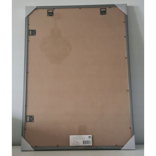 Ramka na zdjęcia z BIAŁĄ ramką 50 x 70 cm GLAMOUR