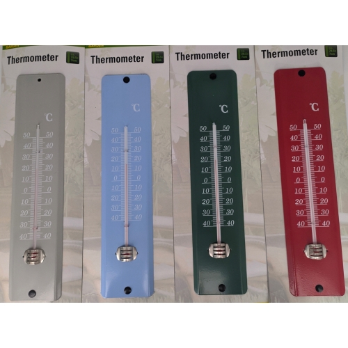 TERMOMETR ZEWNĘTRZNY OGRODOWY ZIELONY 29,5 cm
