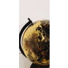 GLOBUS NOWOCZESNY CZARNO ZŁOTY śr 25cm METALOWY