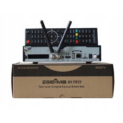 ZGEMMA H9 TWIN 4K ENIGMA2 Cccam Oscam IPTV Kodi E2