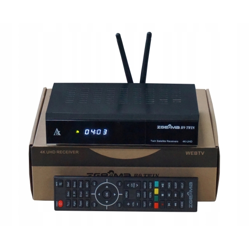ZGEMMA H9 TWIN 4K ENIGMA2 Cccam Oscam IPTV Kodi E2