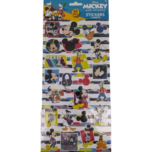 NAKLEJKI ARKUSZ x 2 MICKEY MOUSE OK 50 NAKLEJEK 14