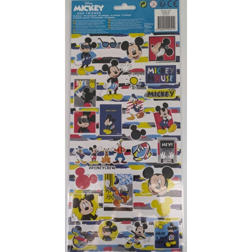 NAKLEJKI ARKUSZ x 2 MICKEY MOUSE OK 50 NAKLEJEK 14
