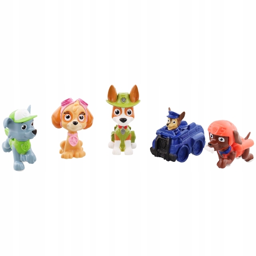 FIGURKI PAW PSI PATROL 5 szt Toppers Chasse wozie