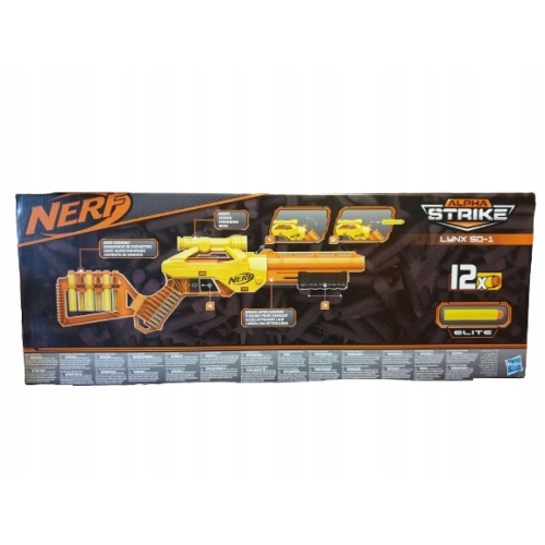 NERF ALPHA STRIKE LYNX SD-1 KARABIN WYRZUTNIA 12 S