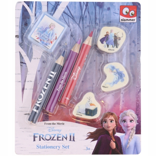 FROZEN 2 ZESTAW DO PISANIA KREDKI GUMKI TEMPERÓWKA