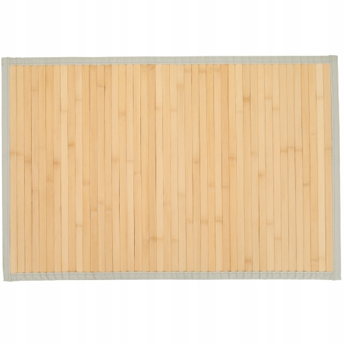 MATA BAMBUSOWA ŁAZIENKOWA DYWANIK 50 x 75 cm szary