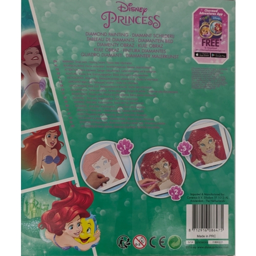 Mozaika wyszywanie DIAMENTAMI Princess Arielka 75