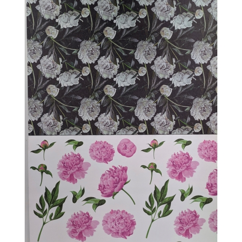 BLOK KREATYWNY Z MOTYWAMI ARKUSZE PAPIER 2 x 24 46