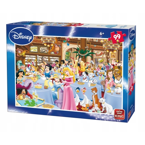 PUZZLE 99 el DISNEY BAJKI MIX 33 x 22 cm KING 789