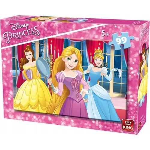 PUZZLE 99 e KSIĘŻNICZKI DISNEYA 33 x 22 cm KING 51