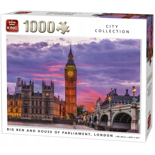 PUZZLE KING BIG BEN LONDON 1000 el 68 x 49 cm 586