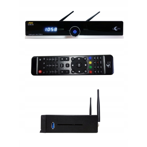 Tuner uClan Ustym 4K PRO UHD E2 TWIN 2x DVB-S2X