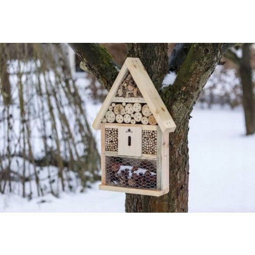 DOMEK hotel BUDKA lęgowa OWADÓW motyli XXL NATURAL