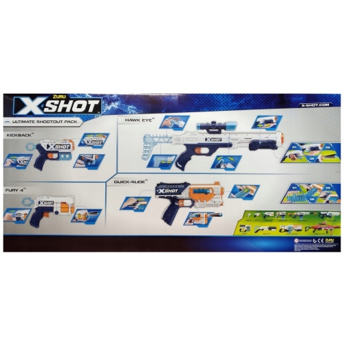 ZURU X-SHOT Ultimate Shootout Pack 84 ELEMENTY HIT